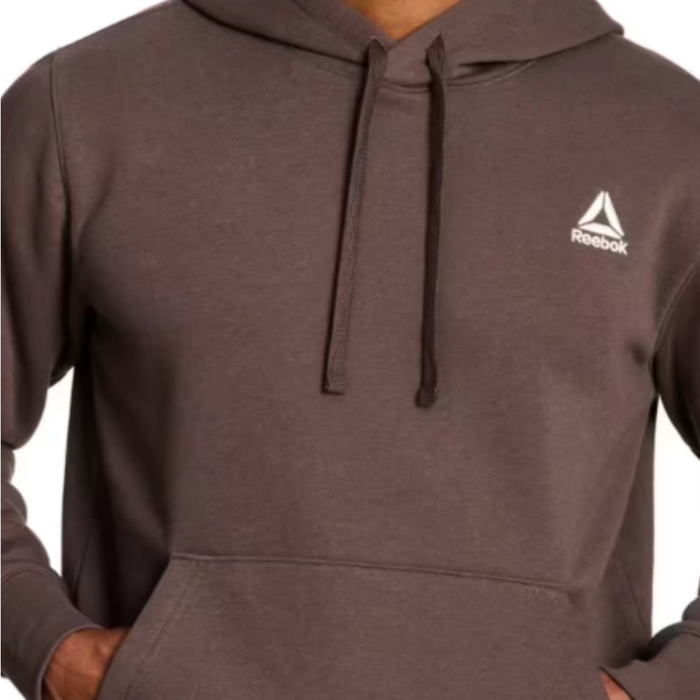 Reebok Men's Dark Brown Hoodie